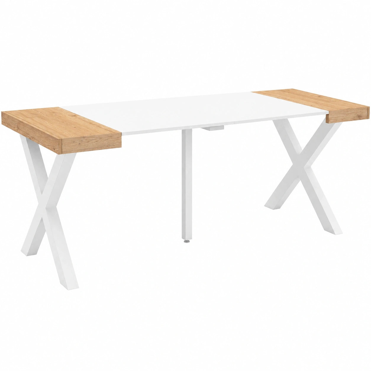 Table console extensible moderne pour 8 personnes