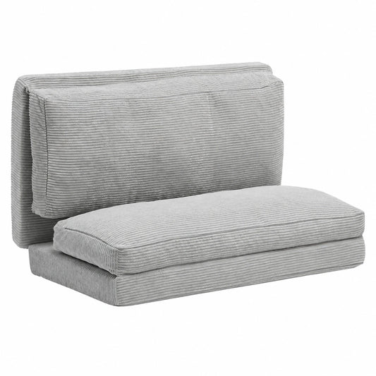 Canapé-lit Pliant Convertible 3 en 1 avec Housse Lavable pour Salon et Chambre